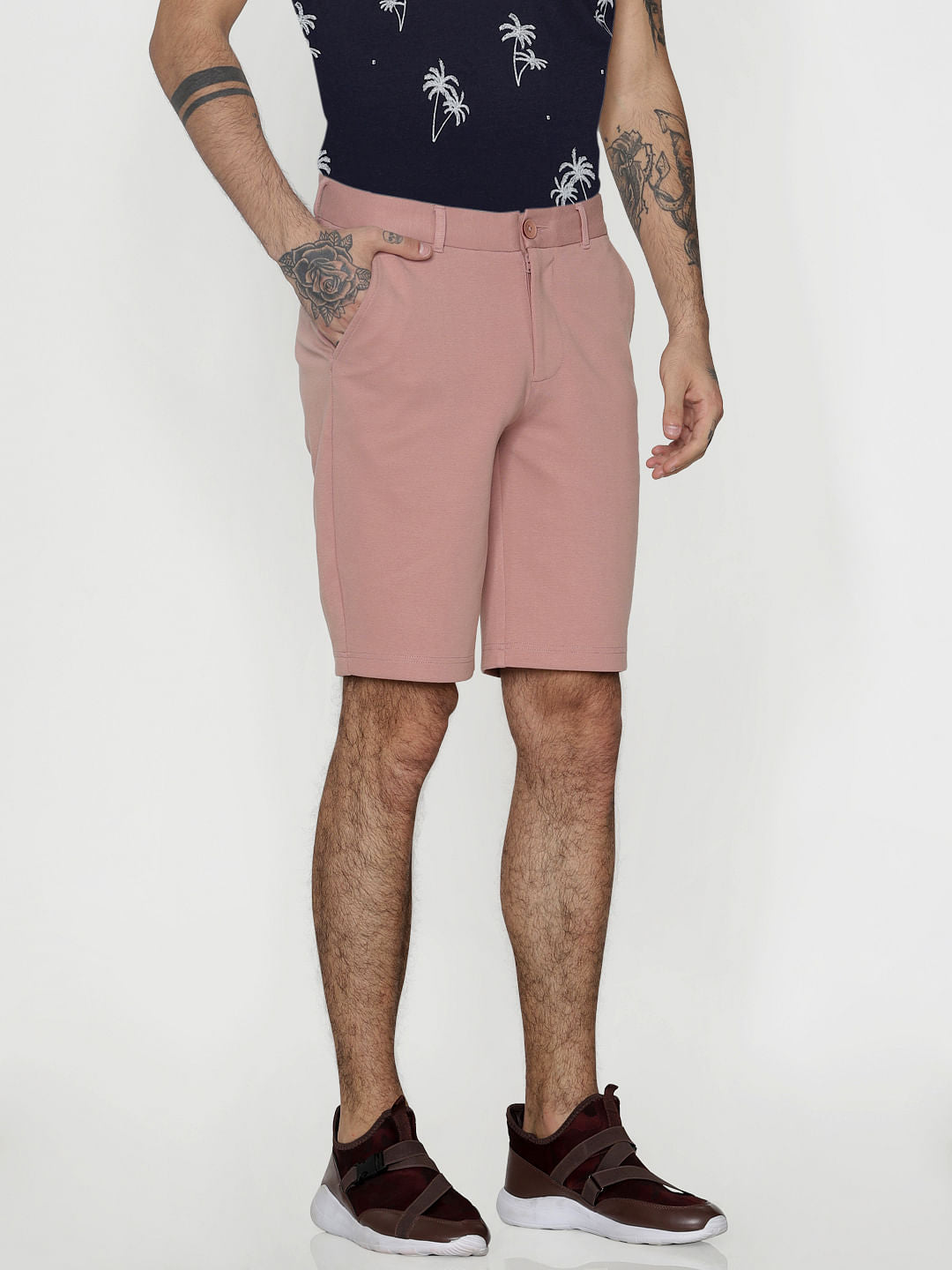 Pink Chino Shorts