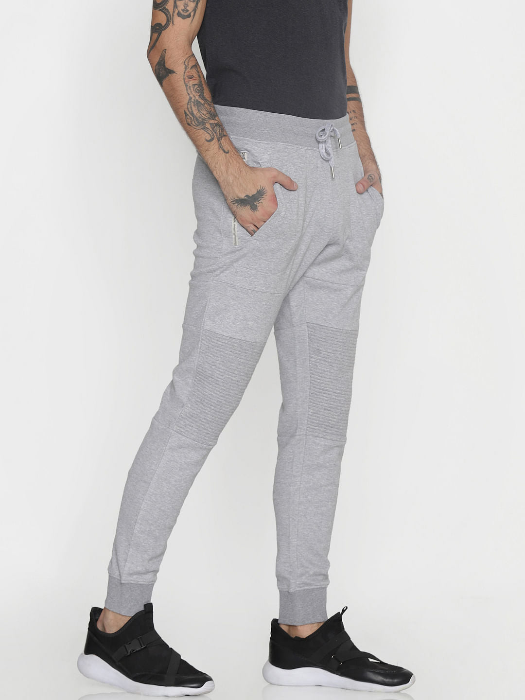 Grey Drawstring Sweatpants