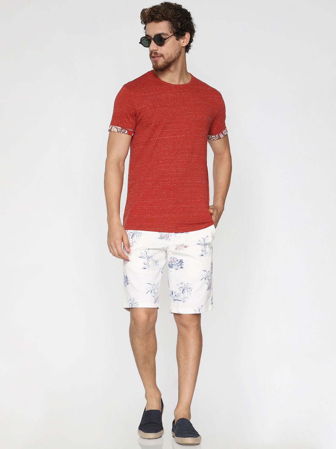 Red Crew Neck T-Shirt