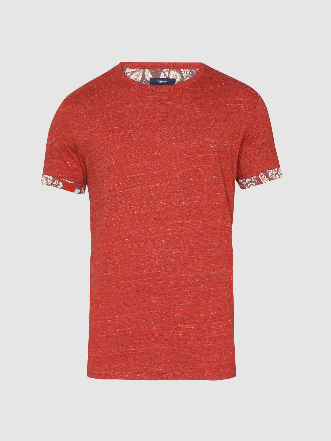 Red Crew Neck T-Shirt