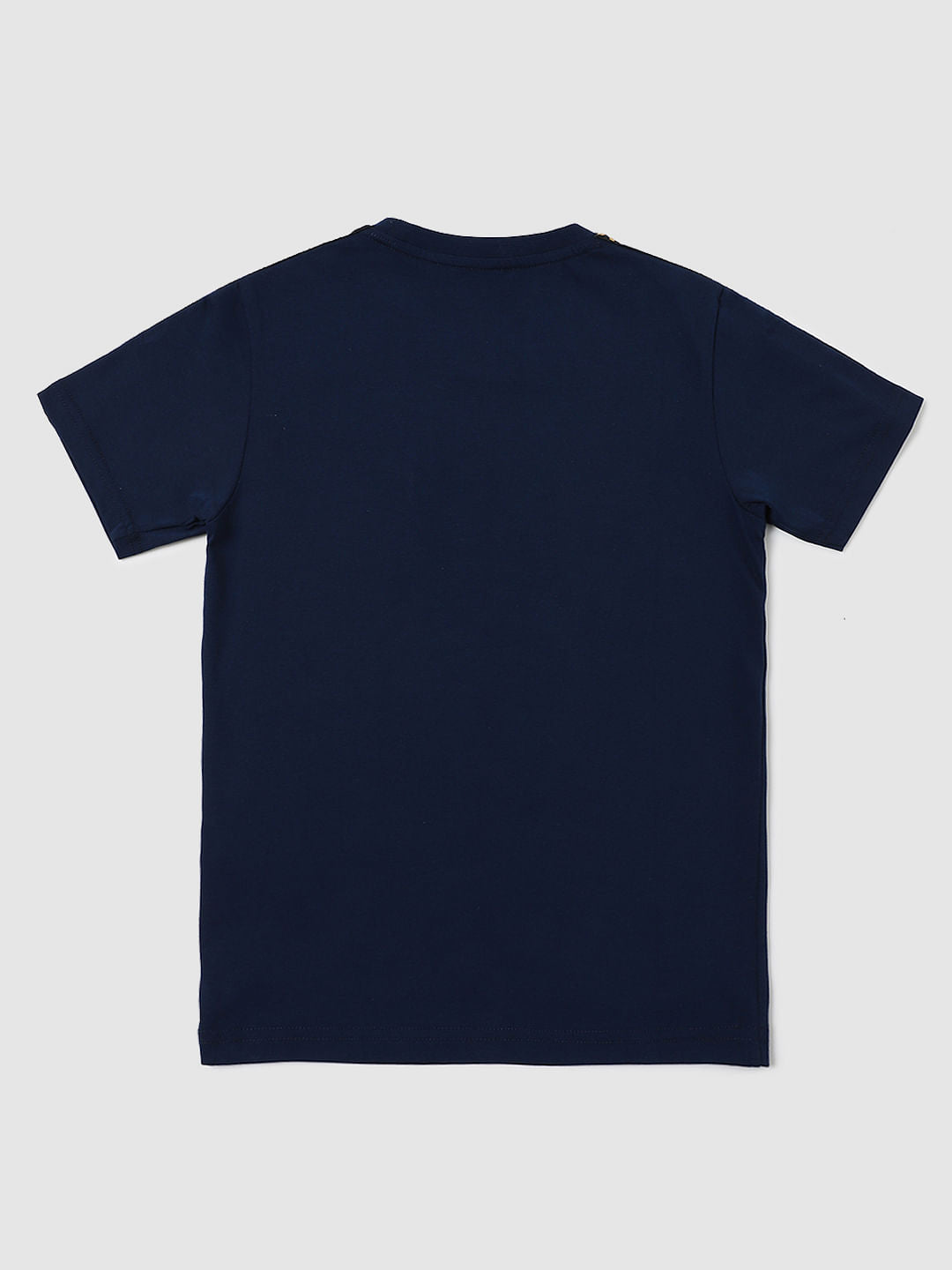 Boys Blue Graphic Print Crew Neck T-shirt