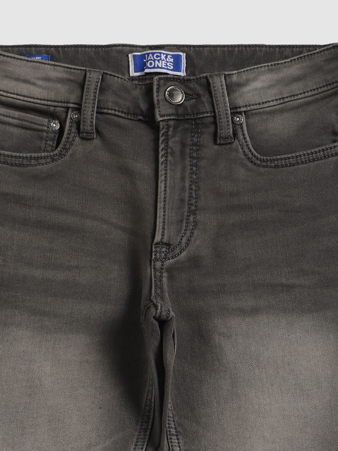 Boys Grey Denim Shorts