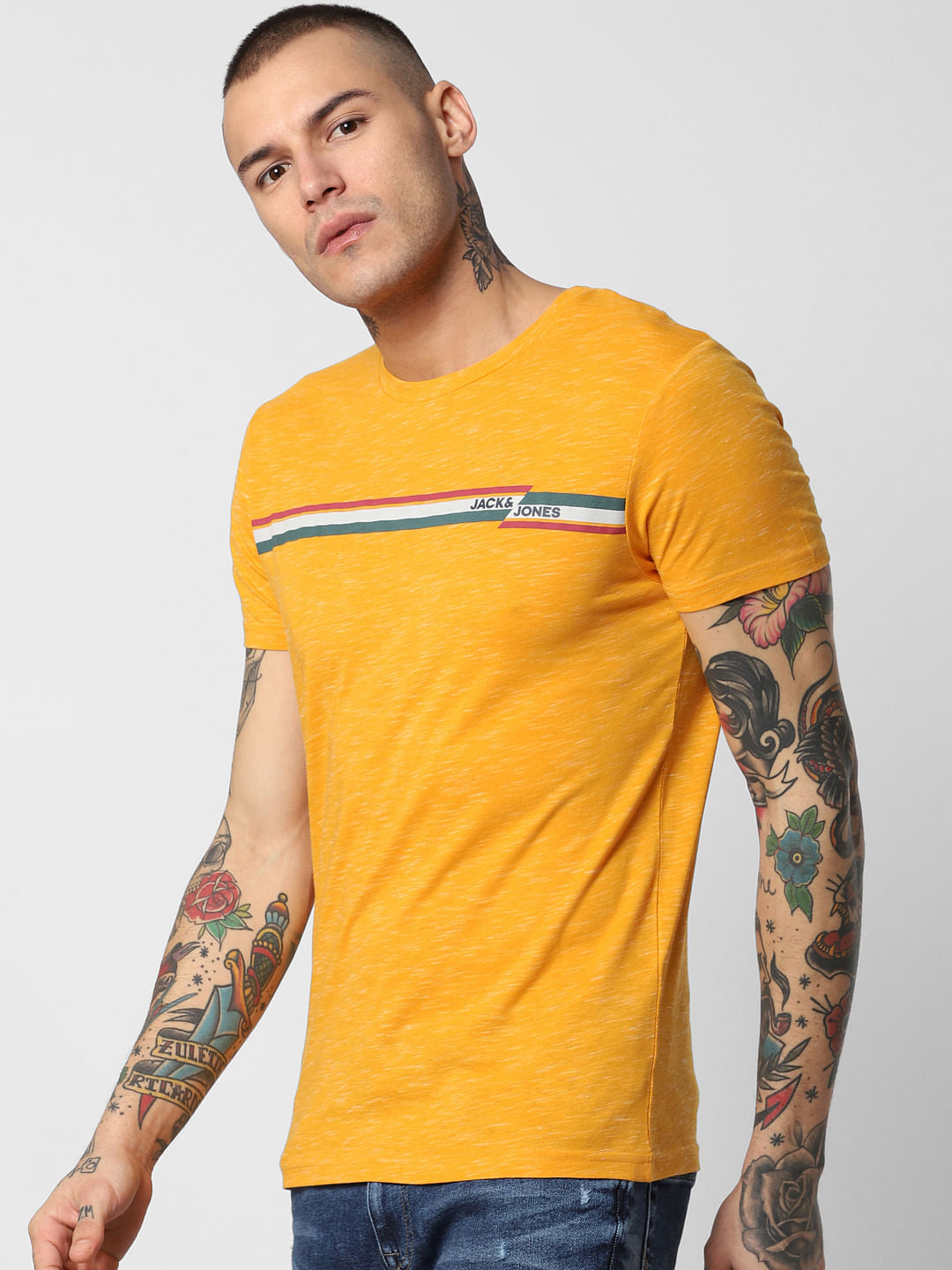Yellow Crew Neck T-Shirt