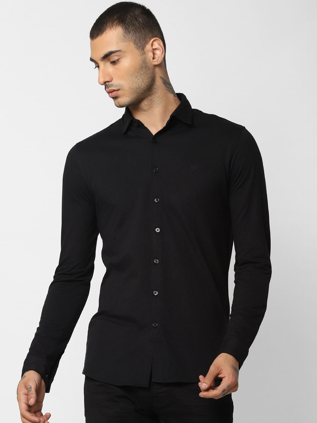 Black Full Sleeves Shirt