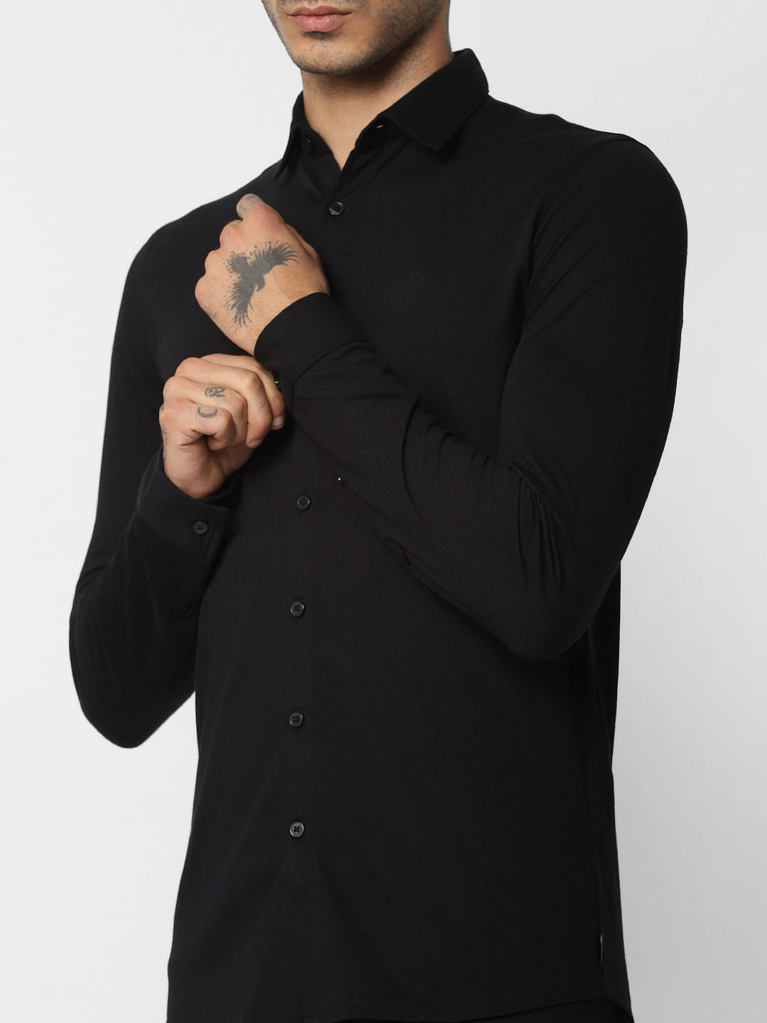 Black Full Sleeves Shirt