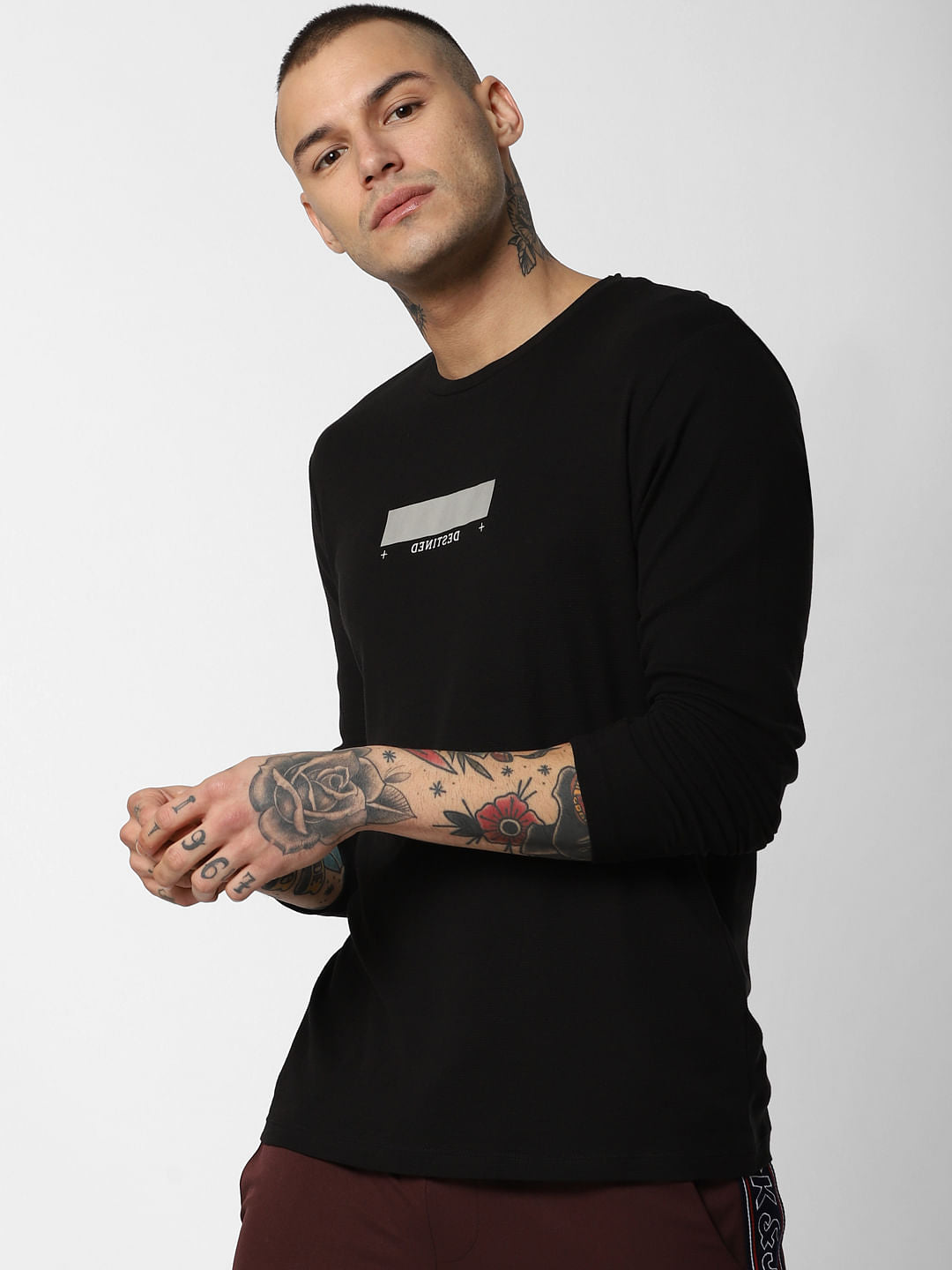 Black Crew Neck T-Shirt
