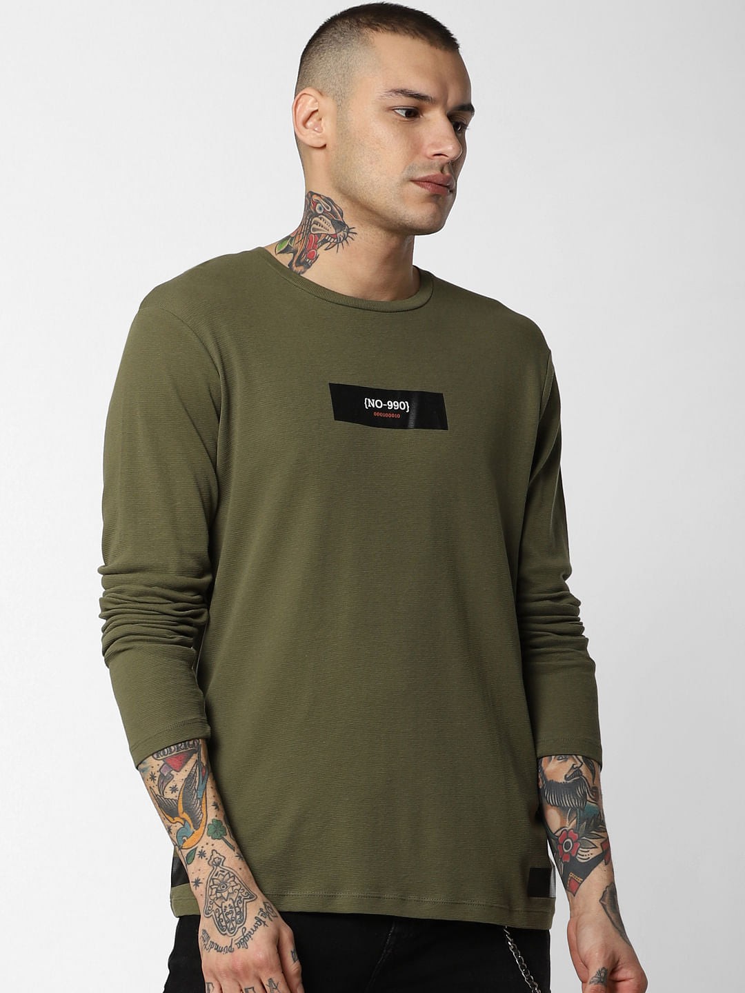 Green Crew Neck T-Shirt