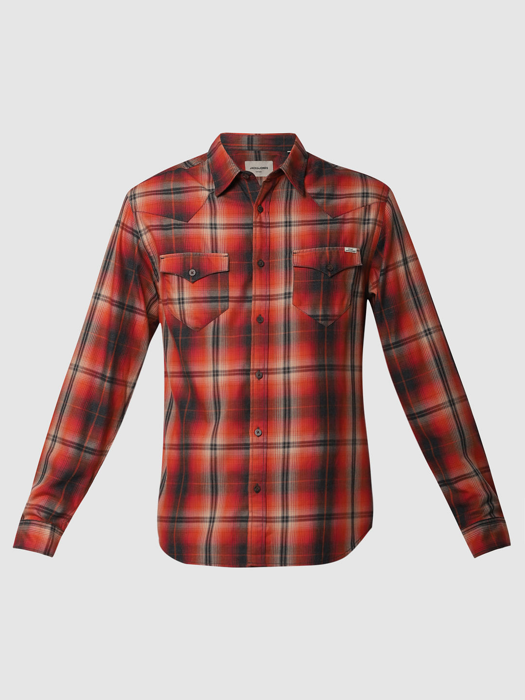 Red Check Full Sleeves Shirt