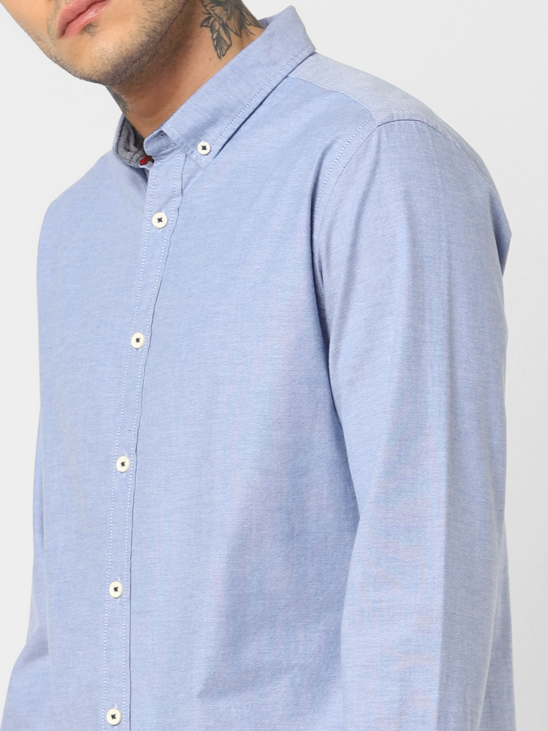 Blue Full Sleeves Shirt