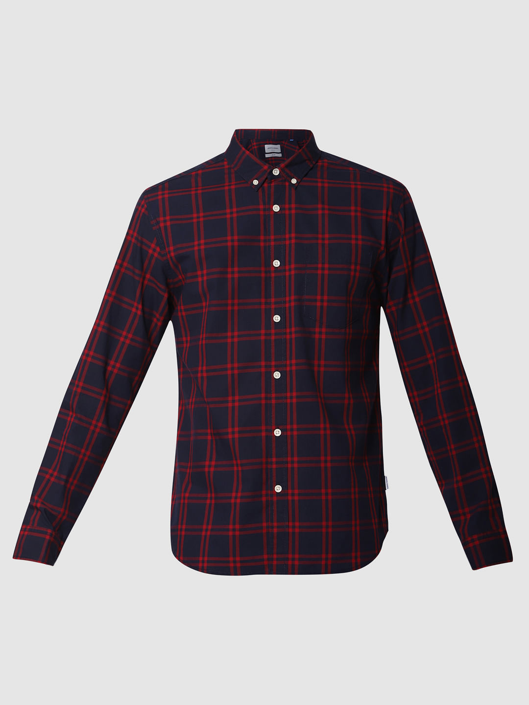 Red Check Full Sleeves Shirt