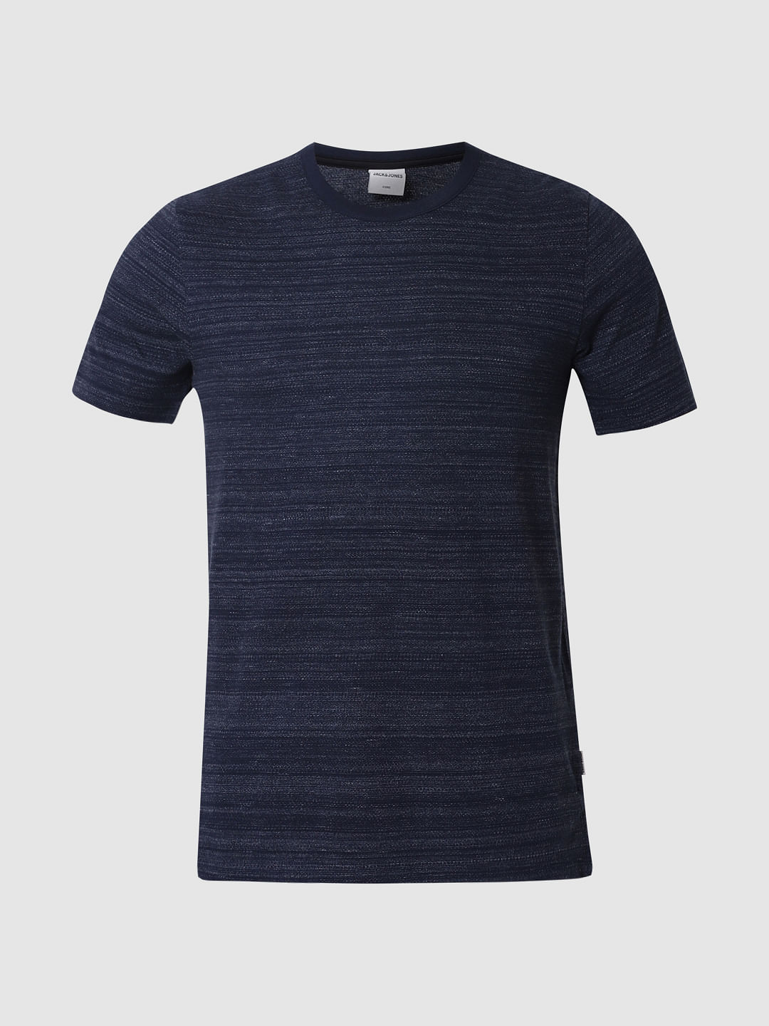 Dark Blue Crew Neck T-Shirt