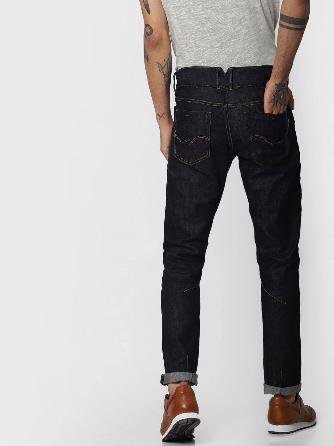 Dark Blue Aqua Safe Glenn Slim Fit Jeans