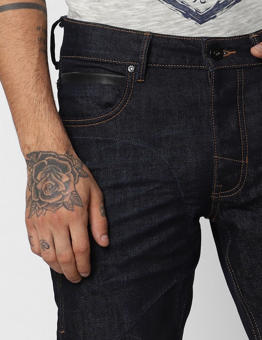 Dark Blue Aqua Safe Glenn Slim Fit Jeans