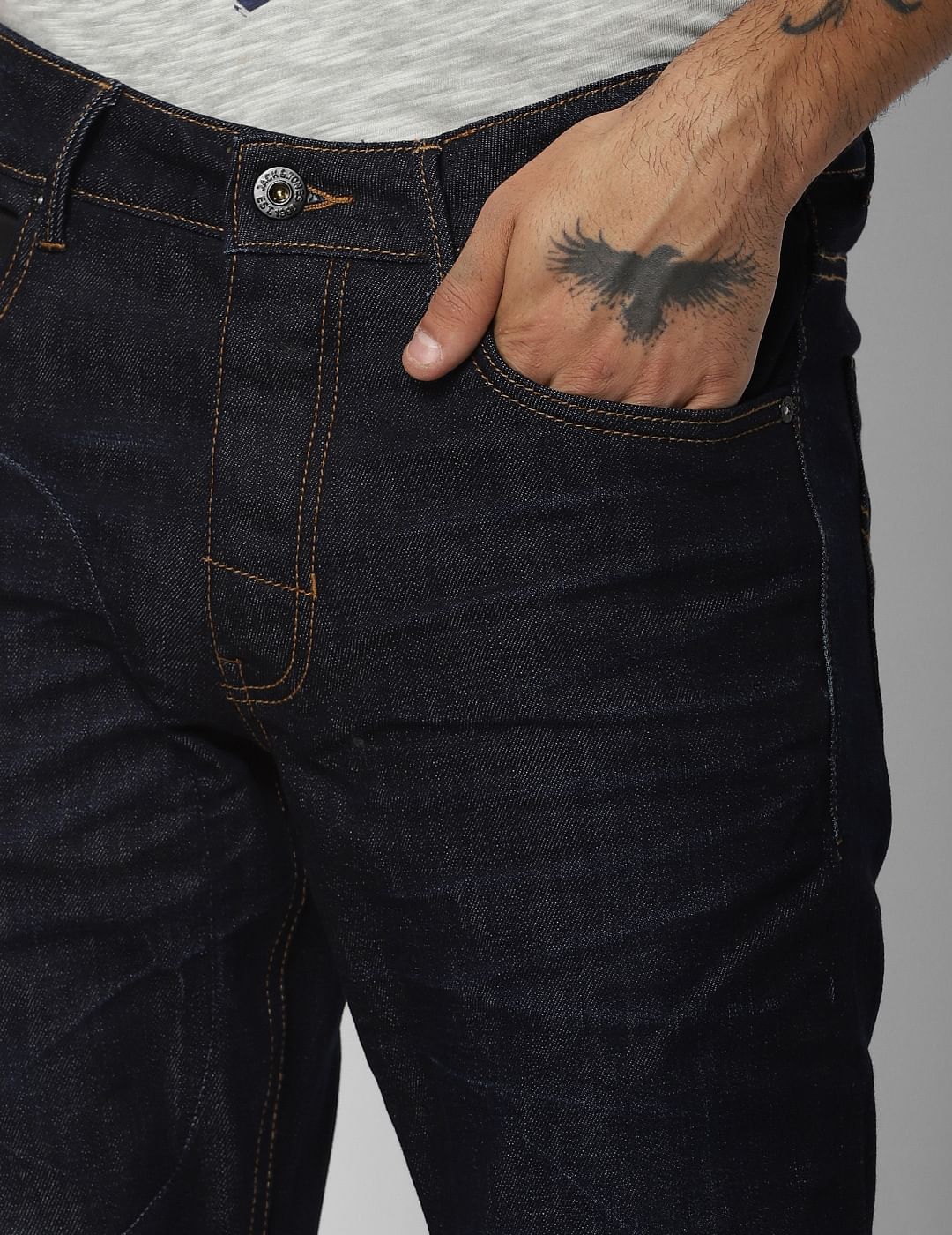 Dark Blue Aqua Safe Glenn Slim Fit Jeans