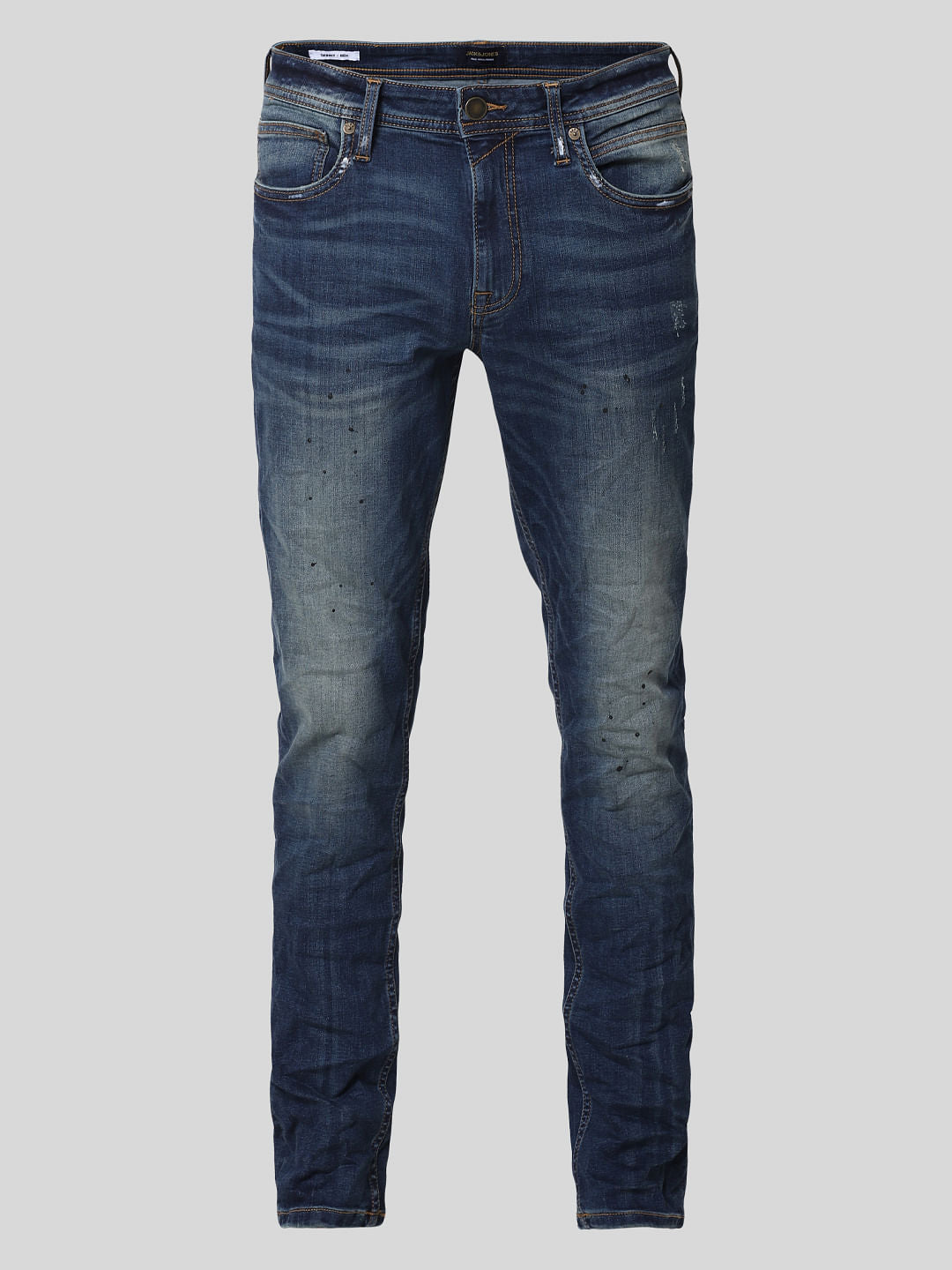 Blue Low Rise Ben Skinny Fit Jeans