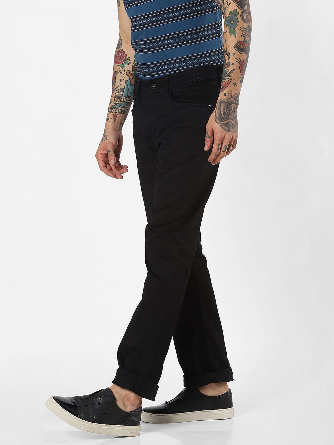 Black Clark Slim Fit Jeans