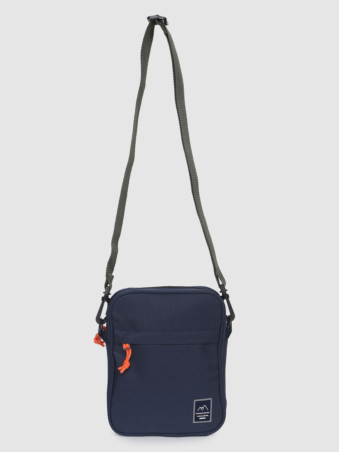 Navy Blue Adjustable Strap Sling Bag