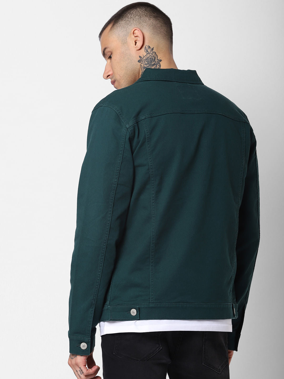 Teal Denim Jacket