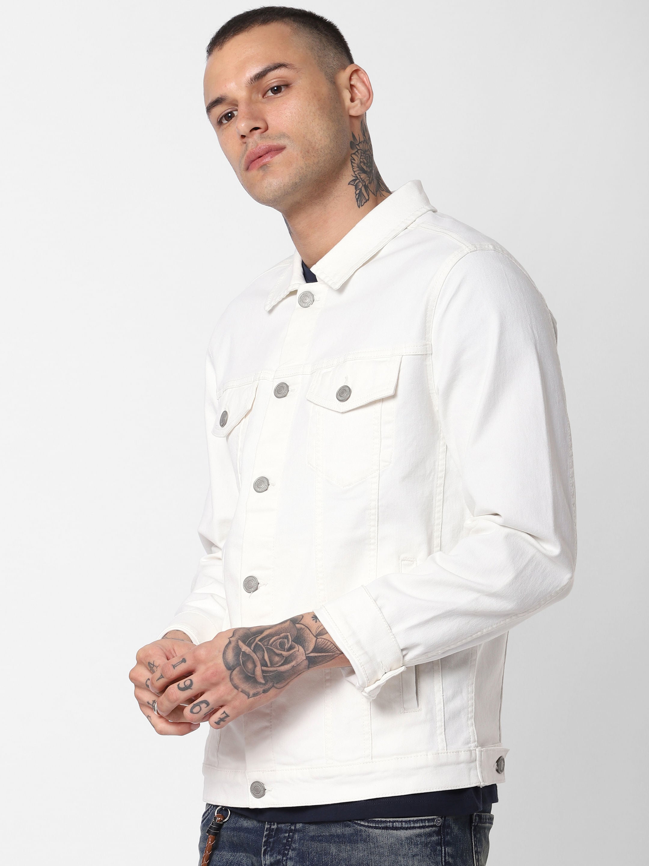 White Denim Jacket