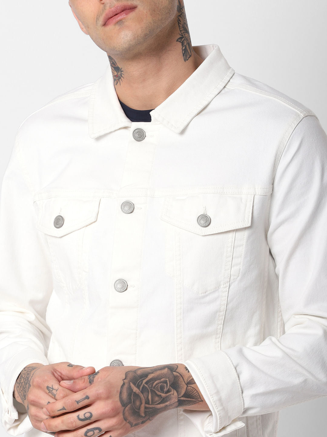White Denim Jacket