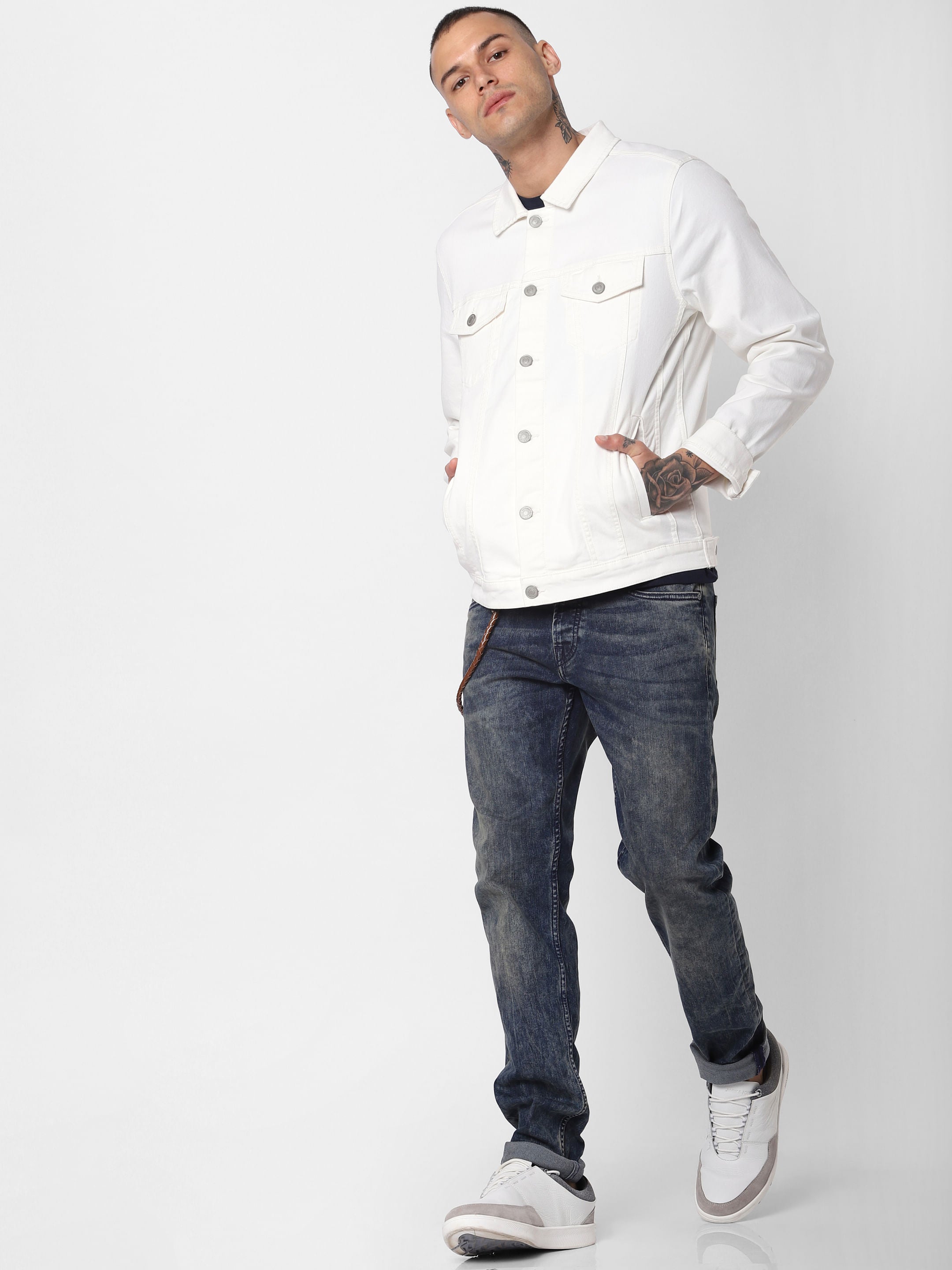 White Denim Jacket