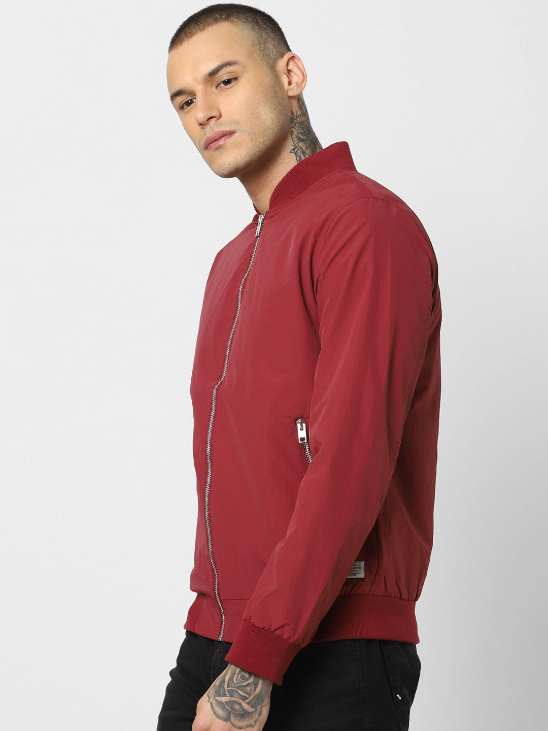 Red Bomber Jacket