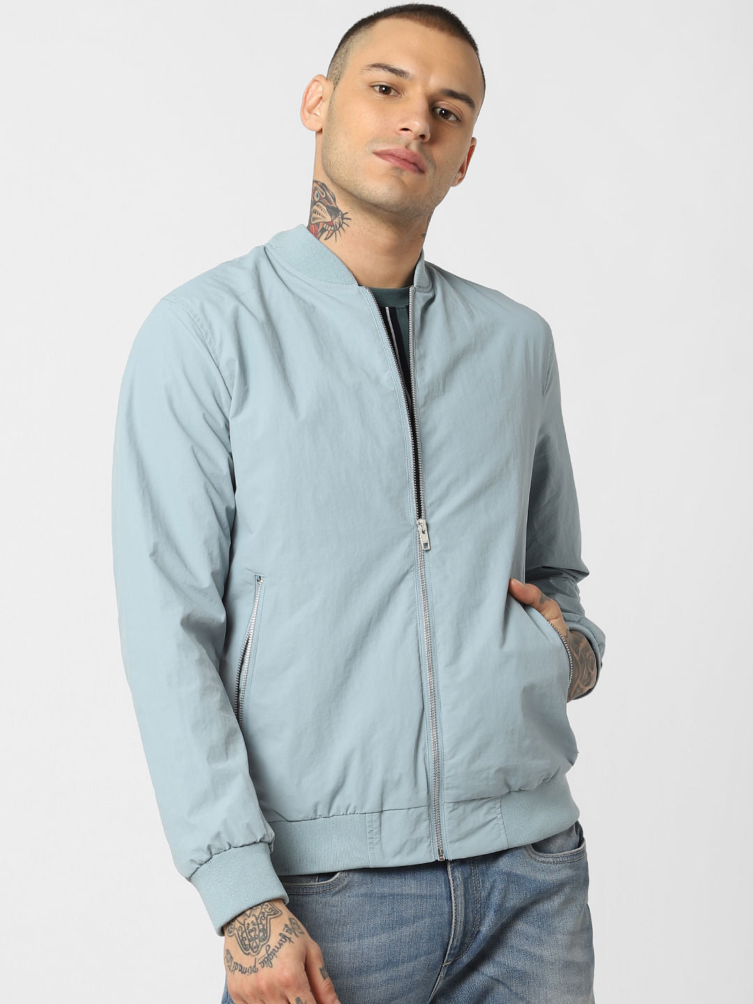 Blue Bomber Jacket