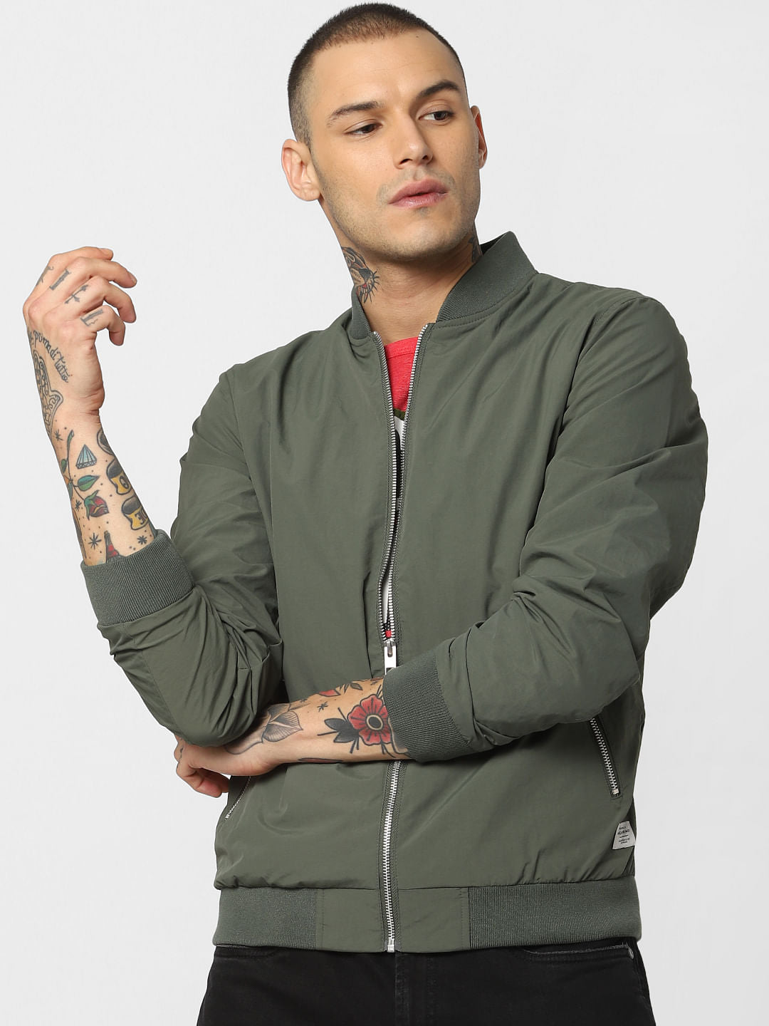Green Bomber Jacket