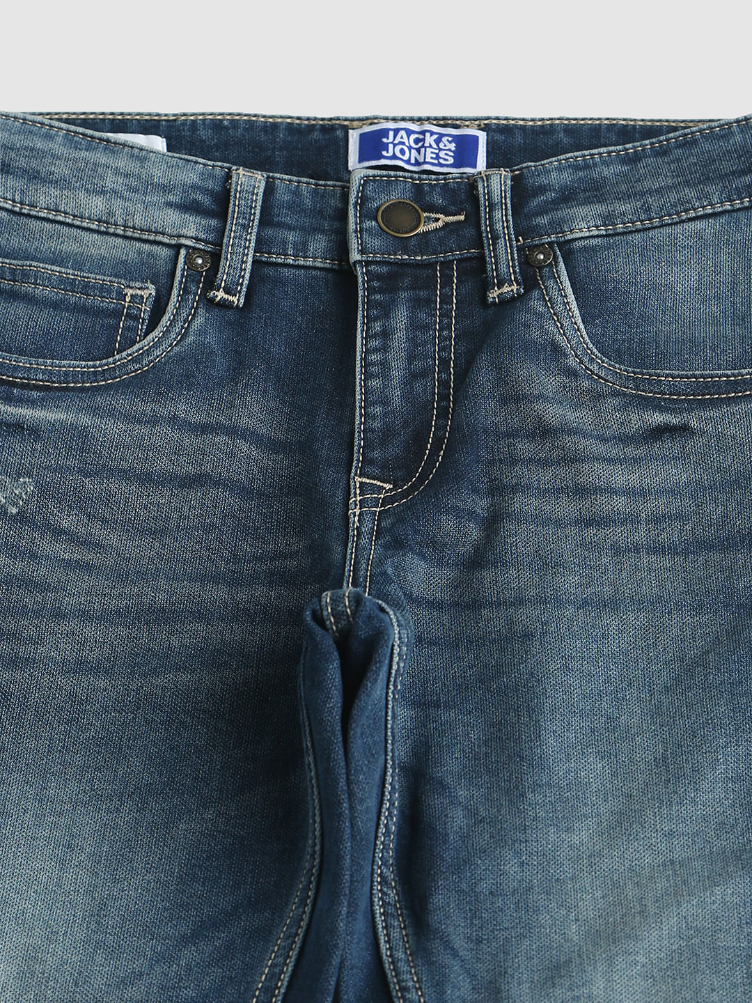 Boys Blue Light Faded Ben Slim Fit Jeans