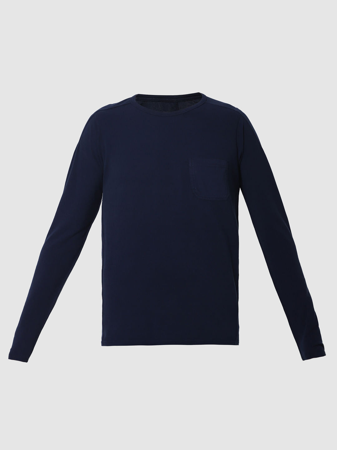 Navy Blue Crew Neck T-Shirt