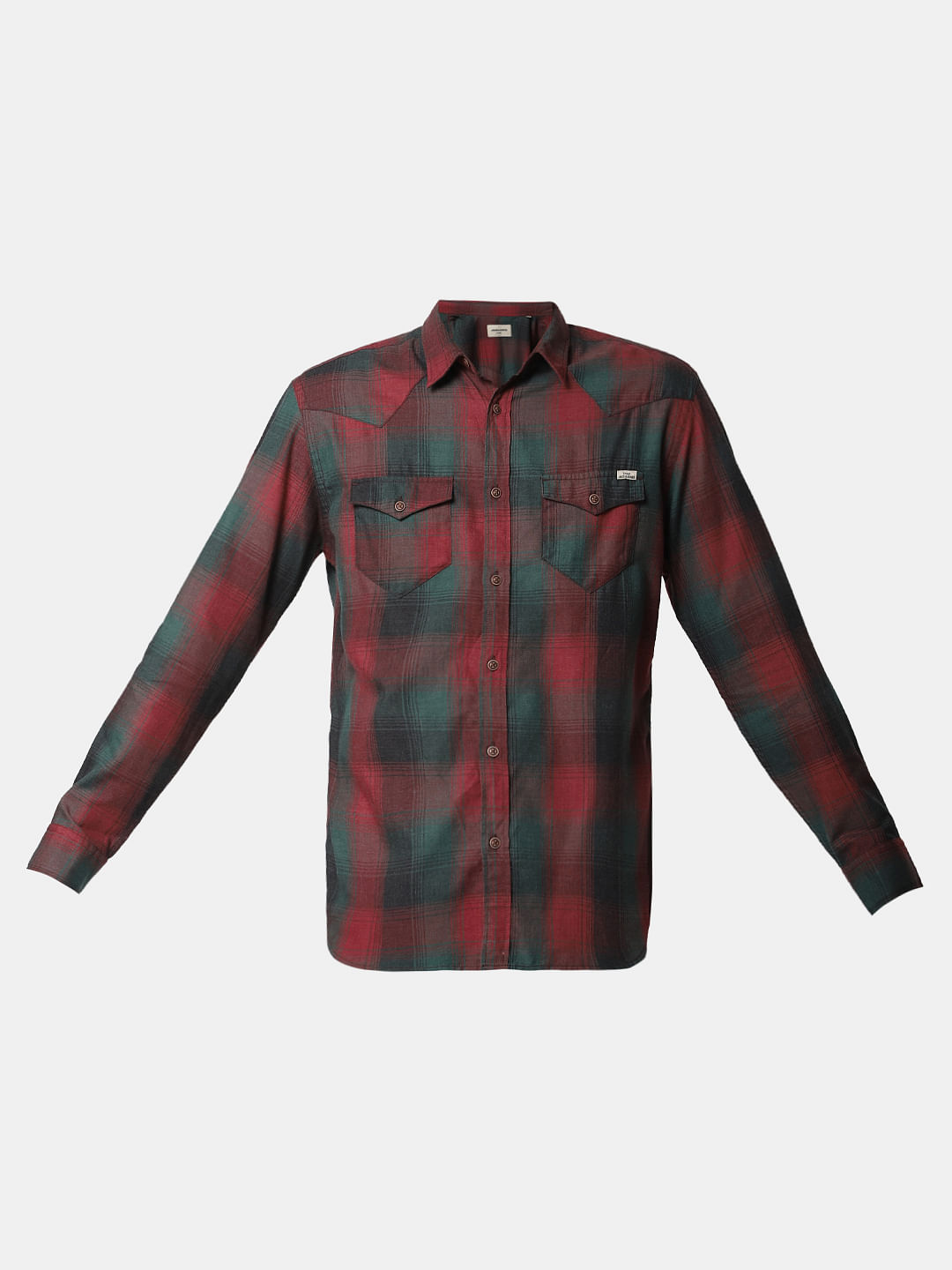 Red Check Full Sleeves Shirt