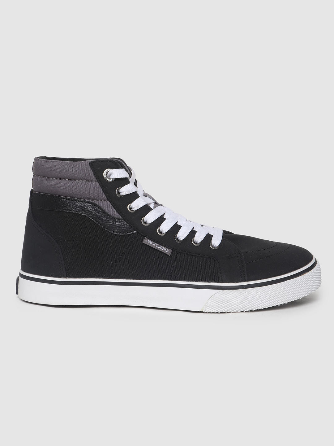 Black High-Top Sneakers