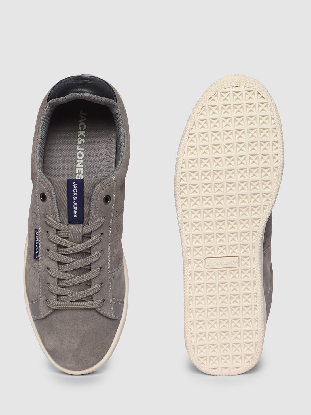 Grey Suede Sneakers