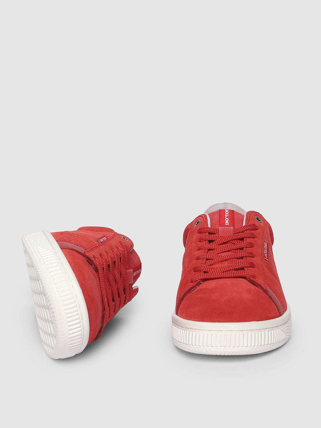Red Suede Sneakers