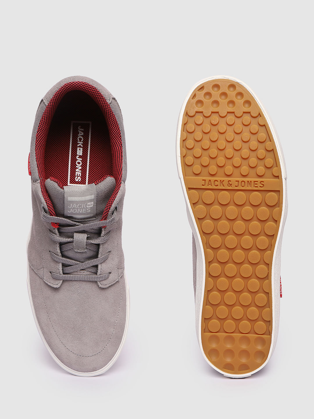 Grey Suede Sneakers