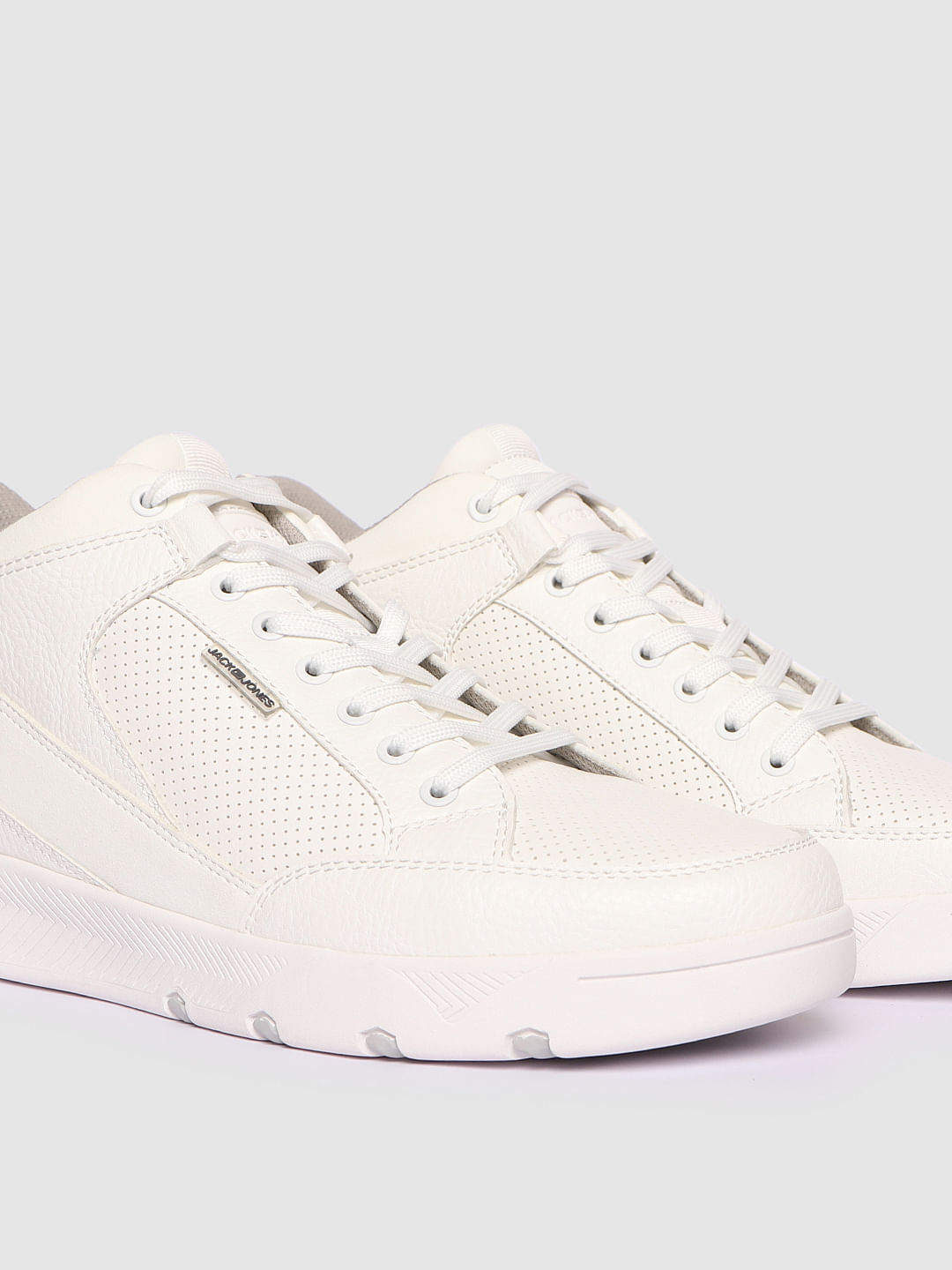 White Pu Sneakers