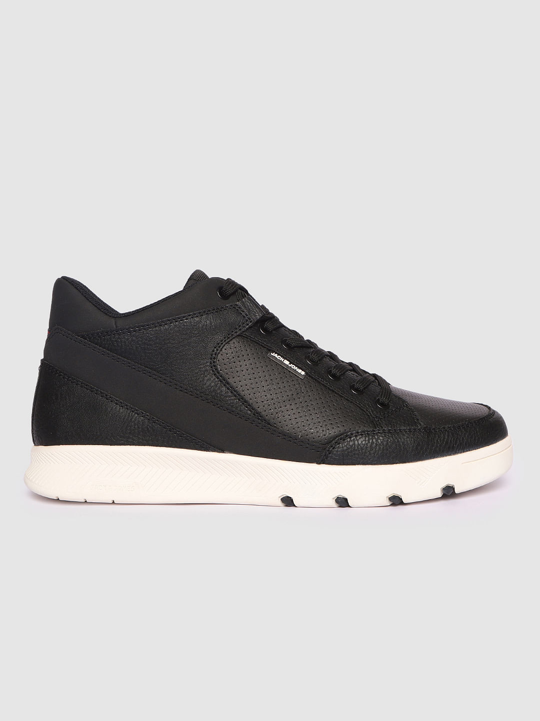 Black Pu Sneakers