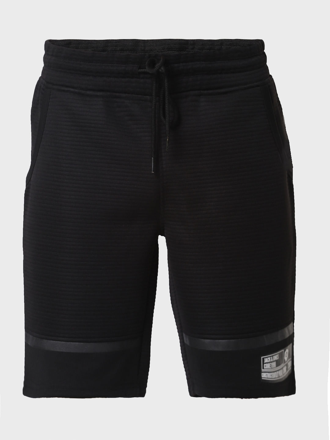 Black Drawstring Sweatshorts