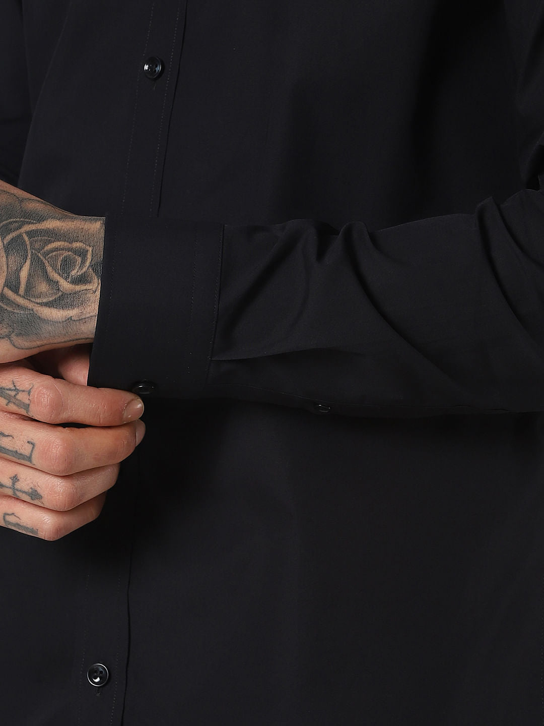 Black Full Sleeves Shirt