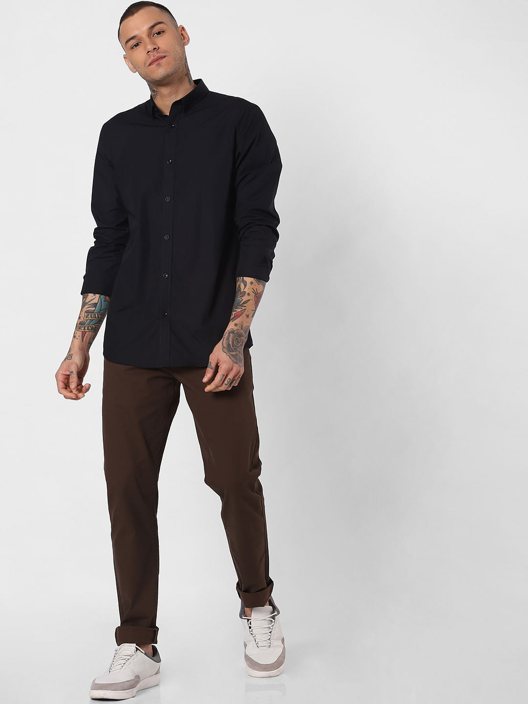 Black Full Sleeves Shirt