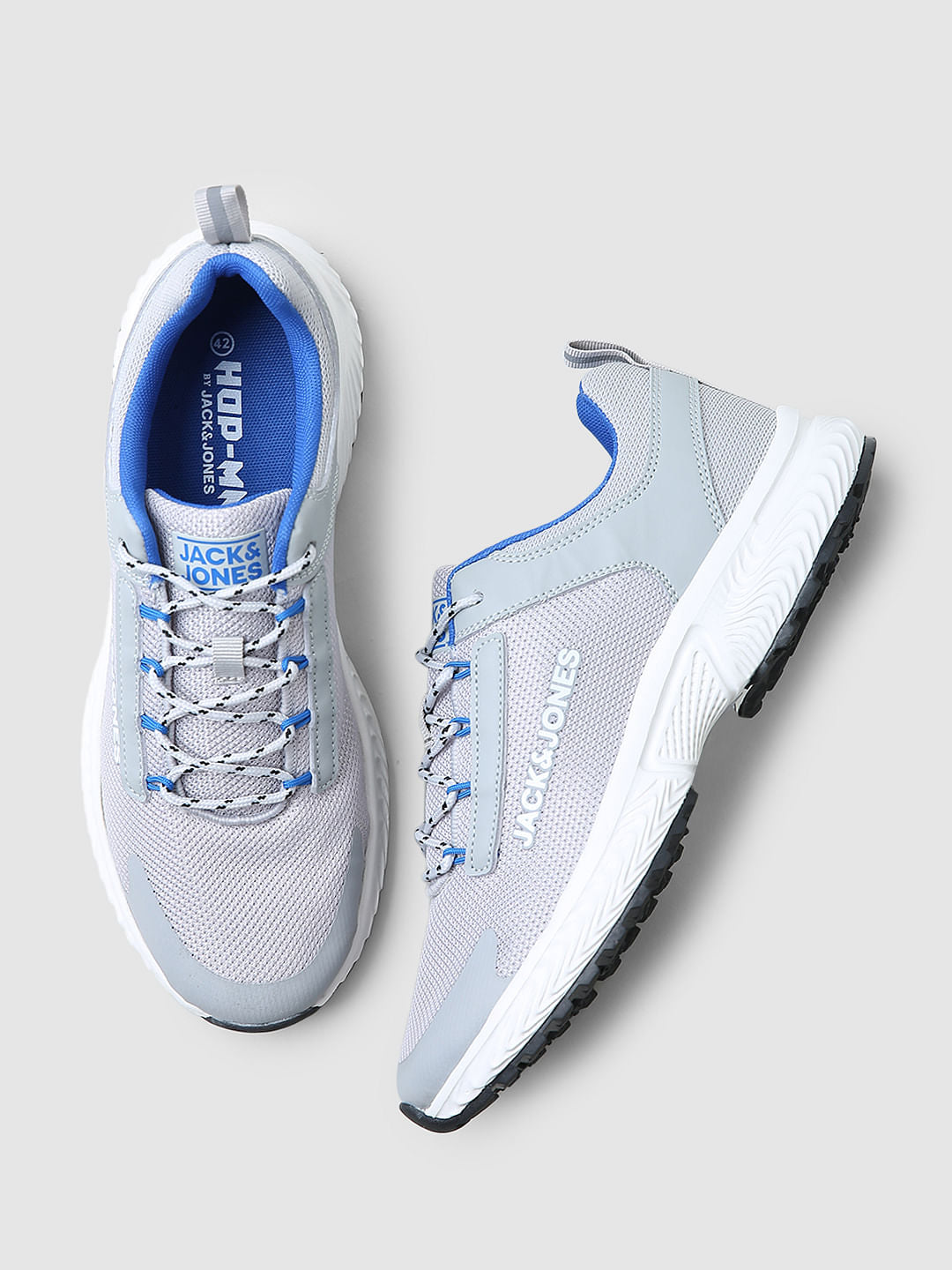 Grey Mesh Sneakers