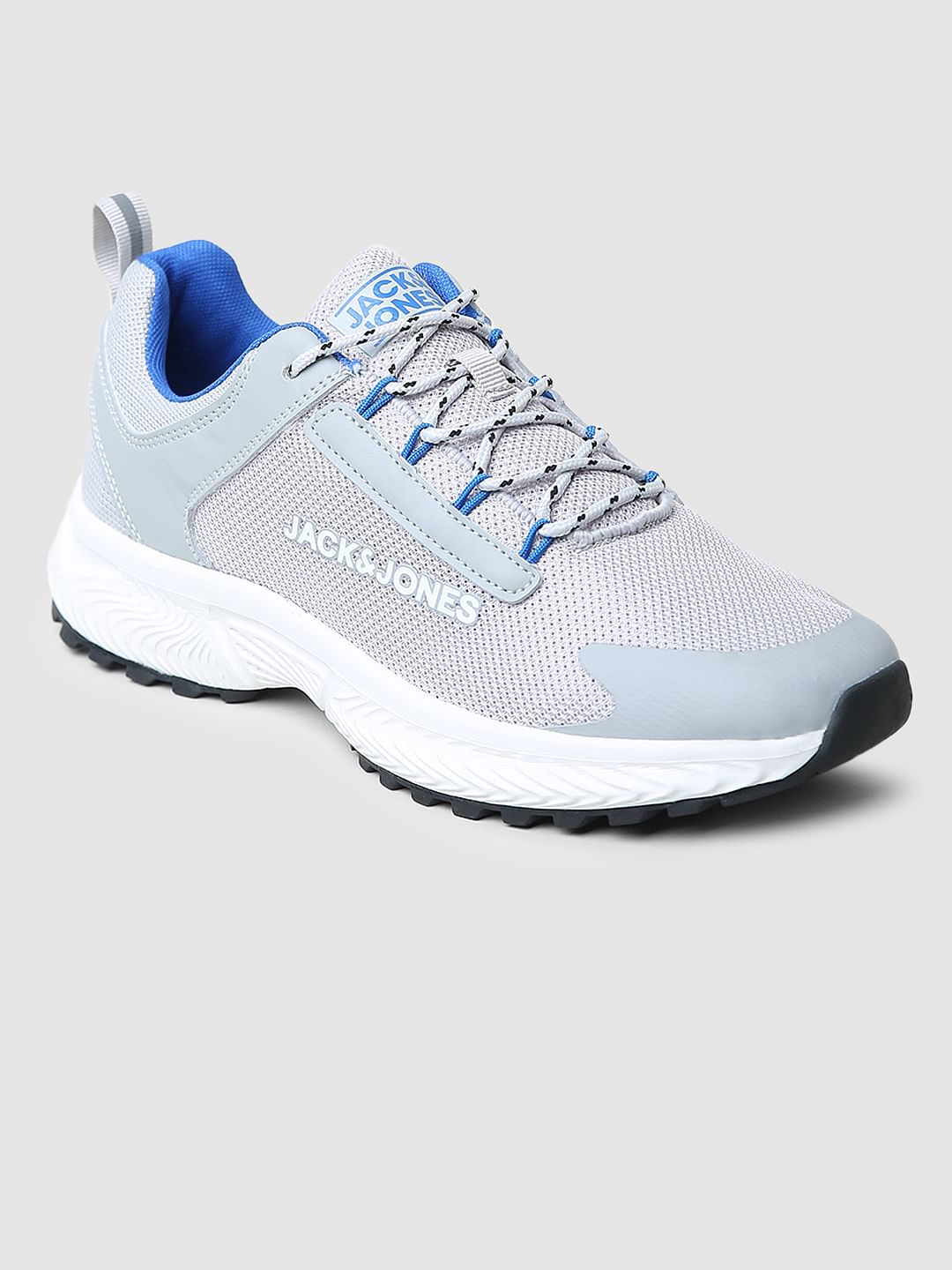 Grey Mesh Sneakers