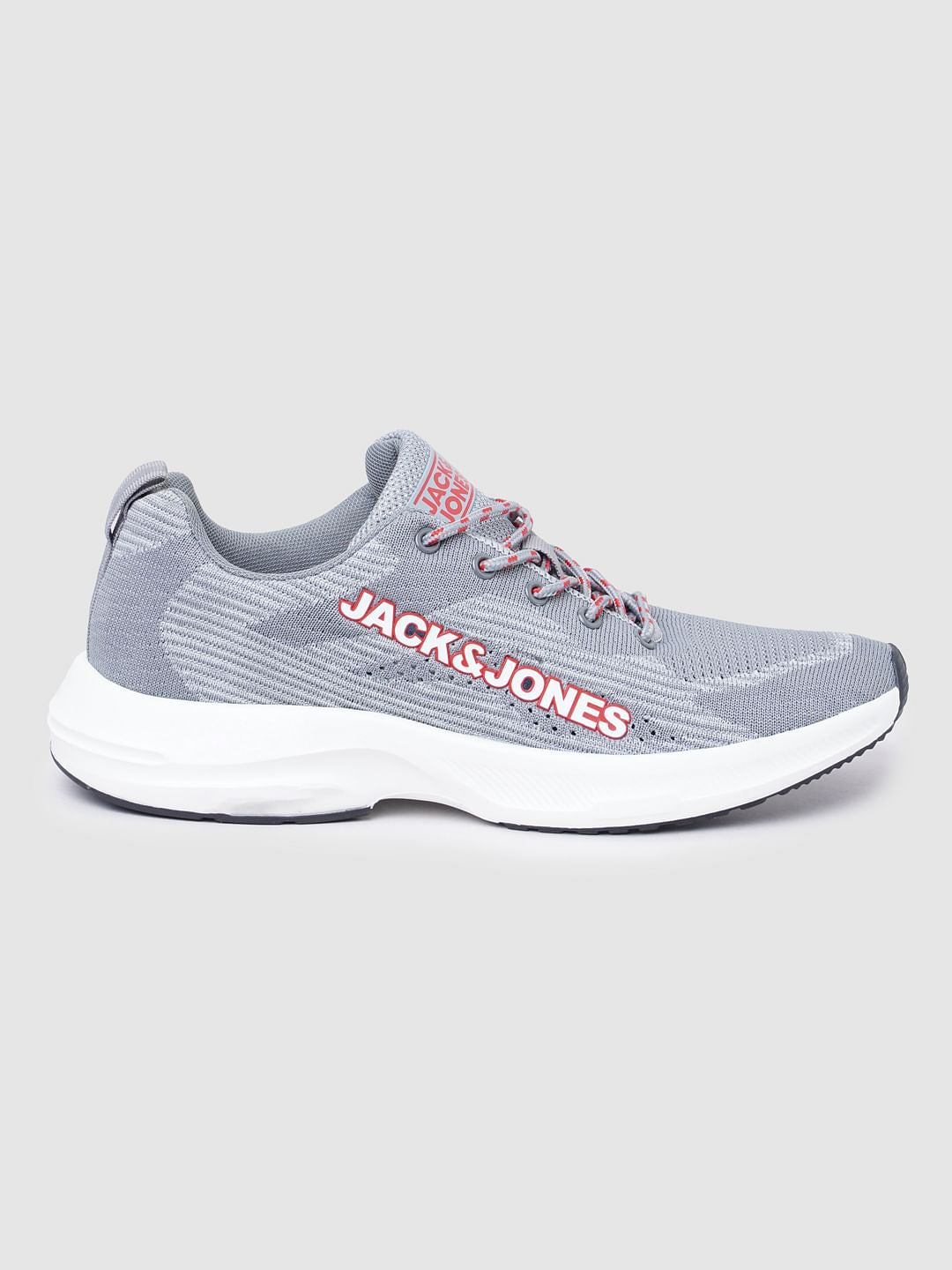 Grey Knit Sneakers