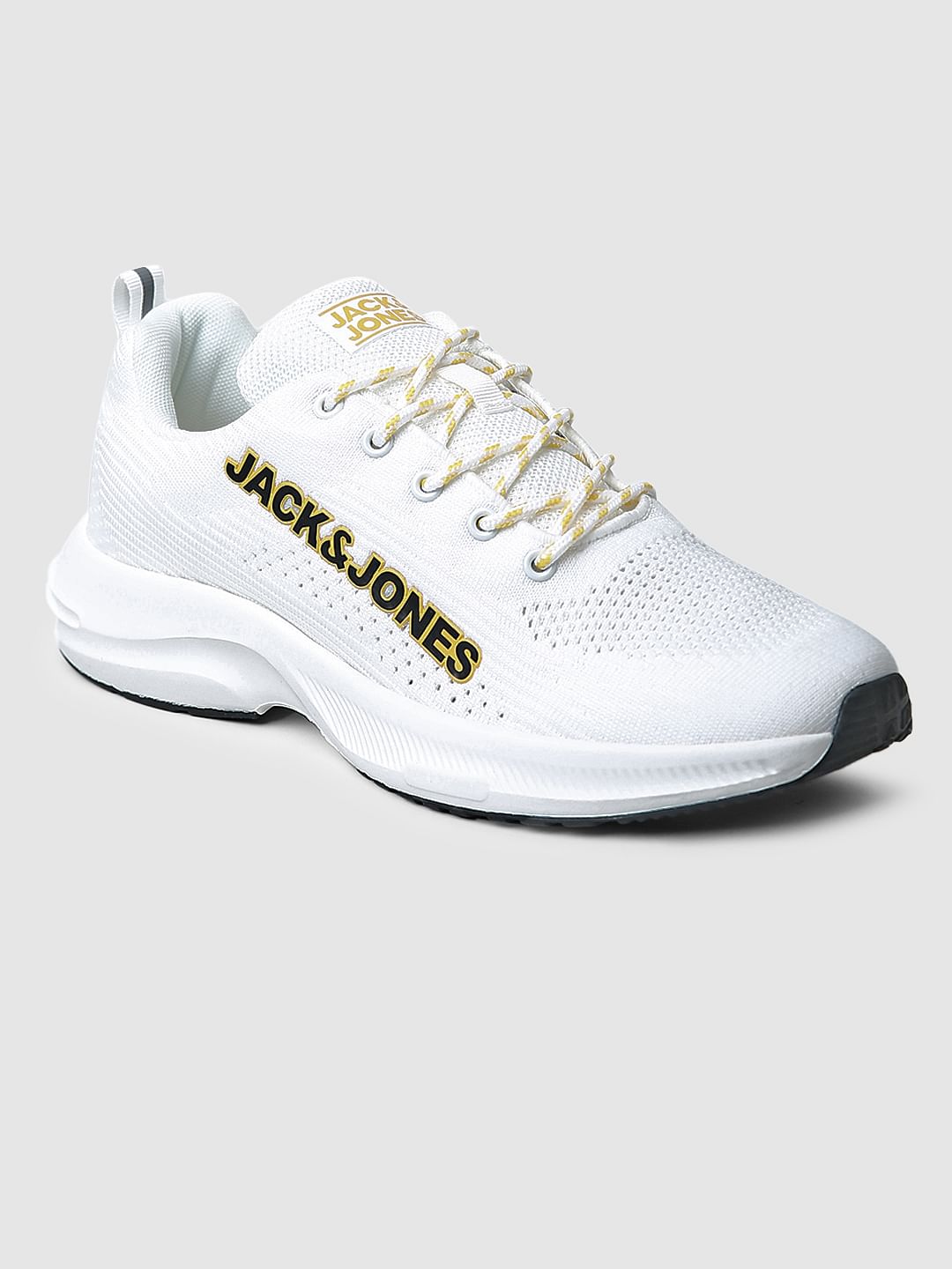White Knit Sneakers