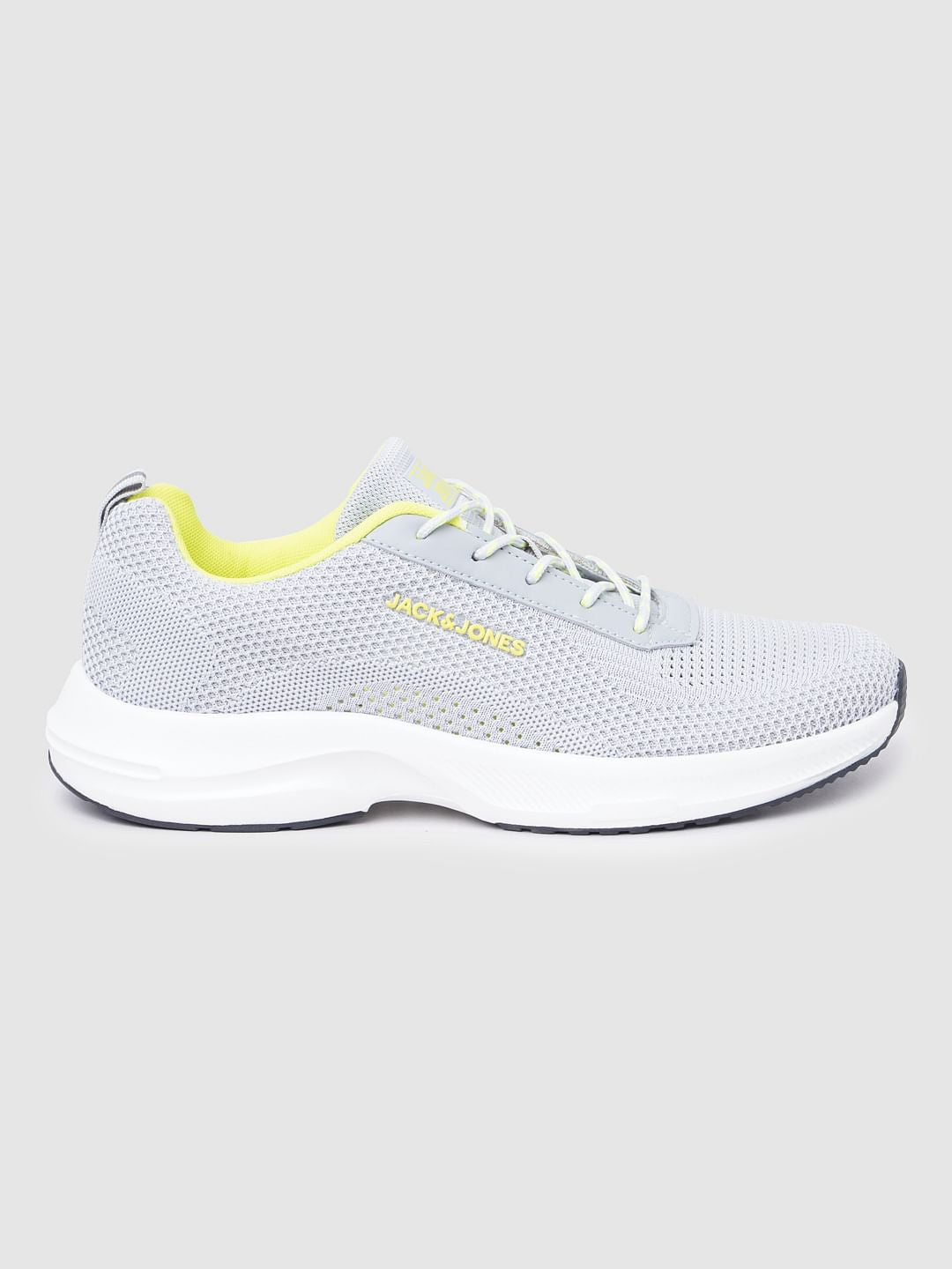 Grey Knit Sneakers