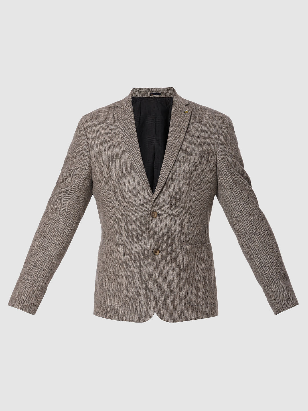 Brown Double Button Blazer