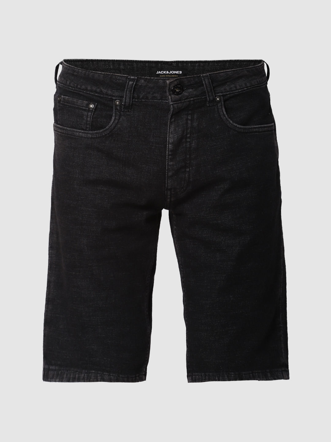 Black Denim Shorts