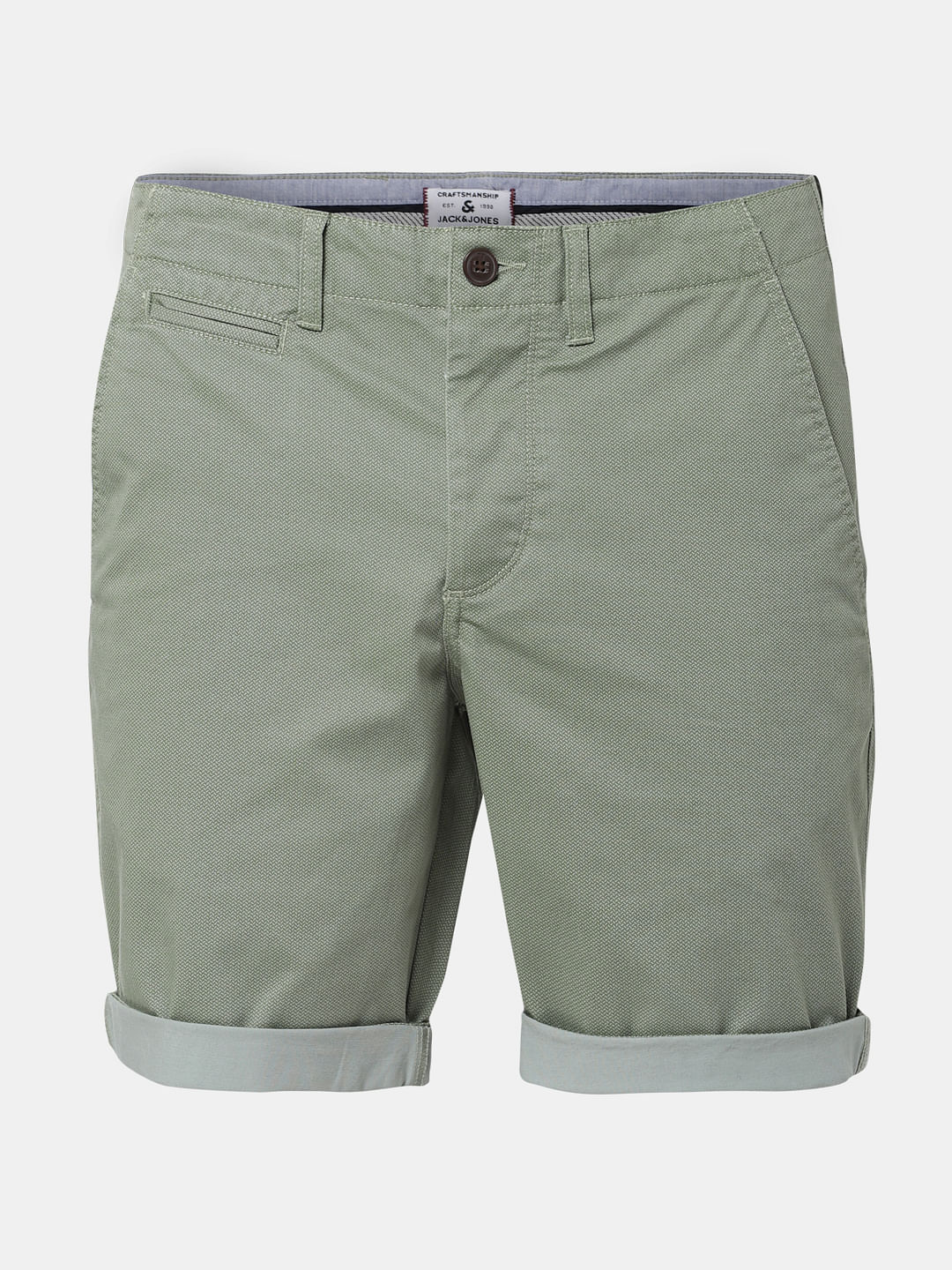 Green Chino Shorts