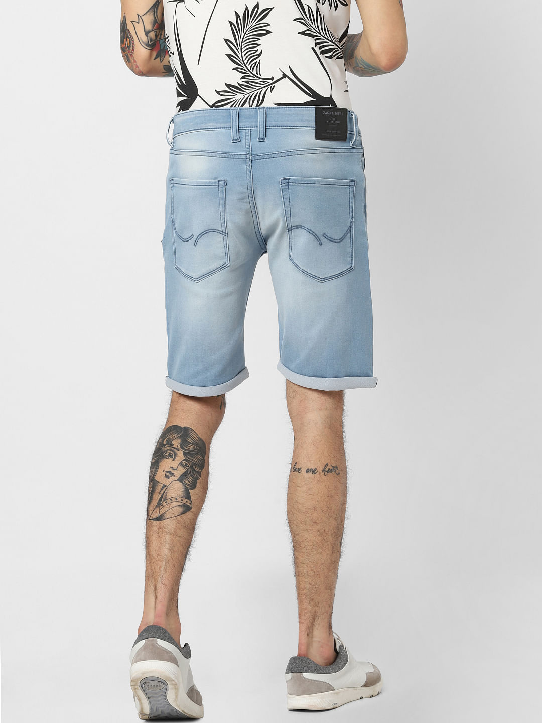 Light Blue Denim Shorts
