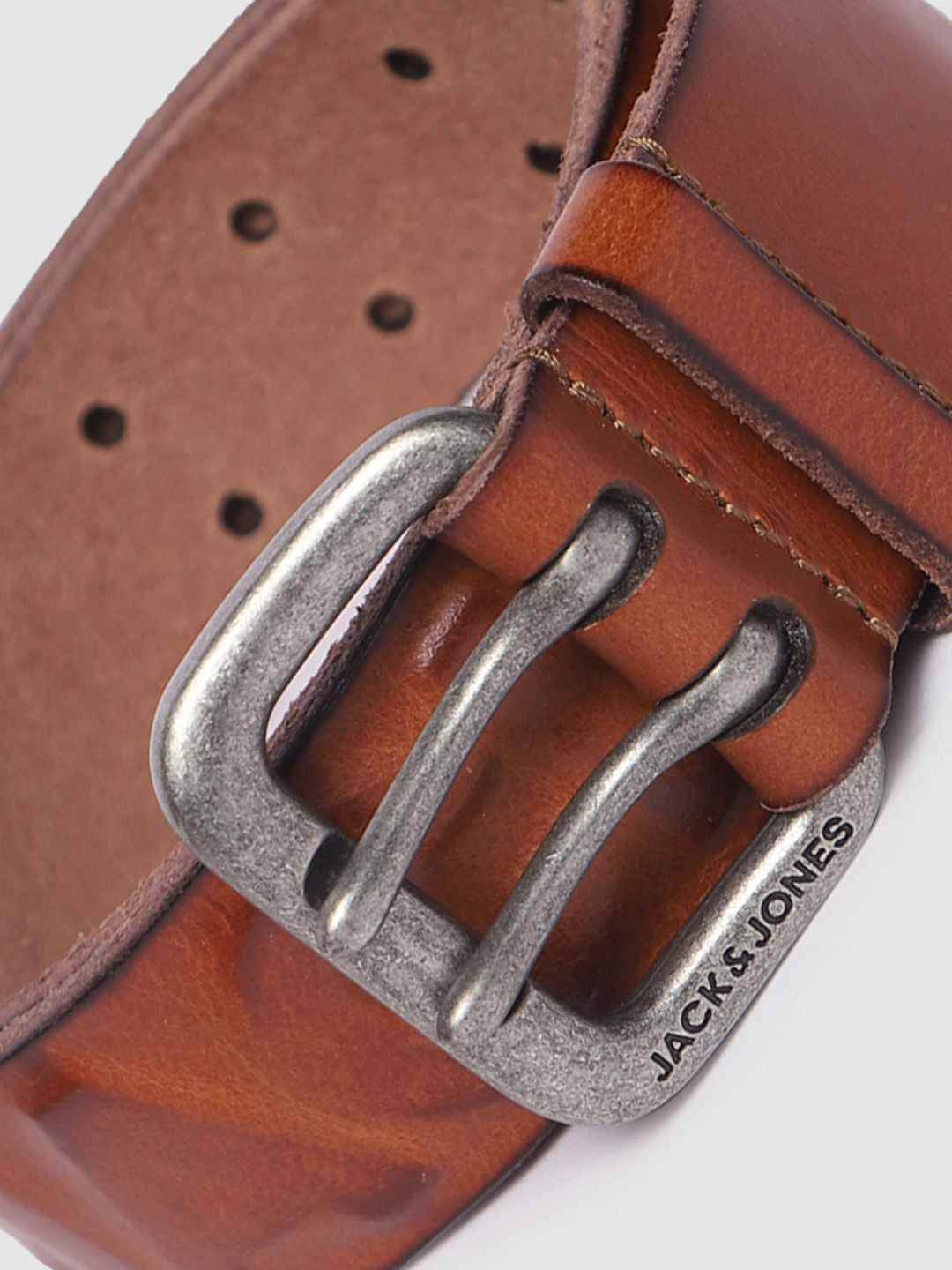 Dark Brown Leather Belt